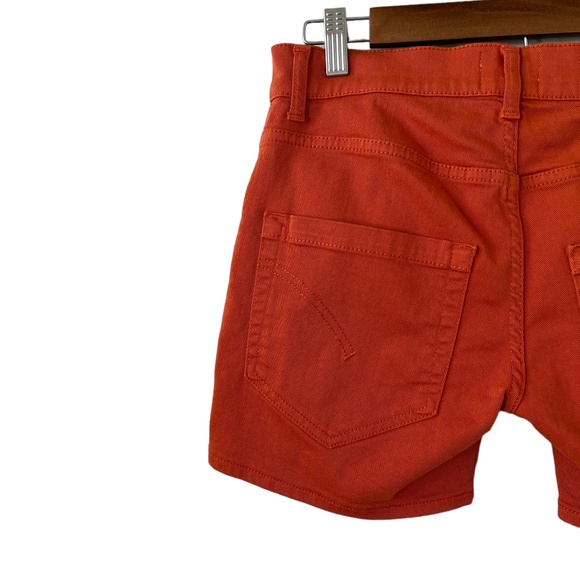Dondup Button Fly Denim Shorts In Cinnamon Size 26 - Picture 9 of 16